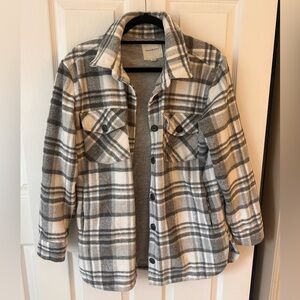 Nordstroms Thread and Supple plaid gray jacket